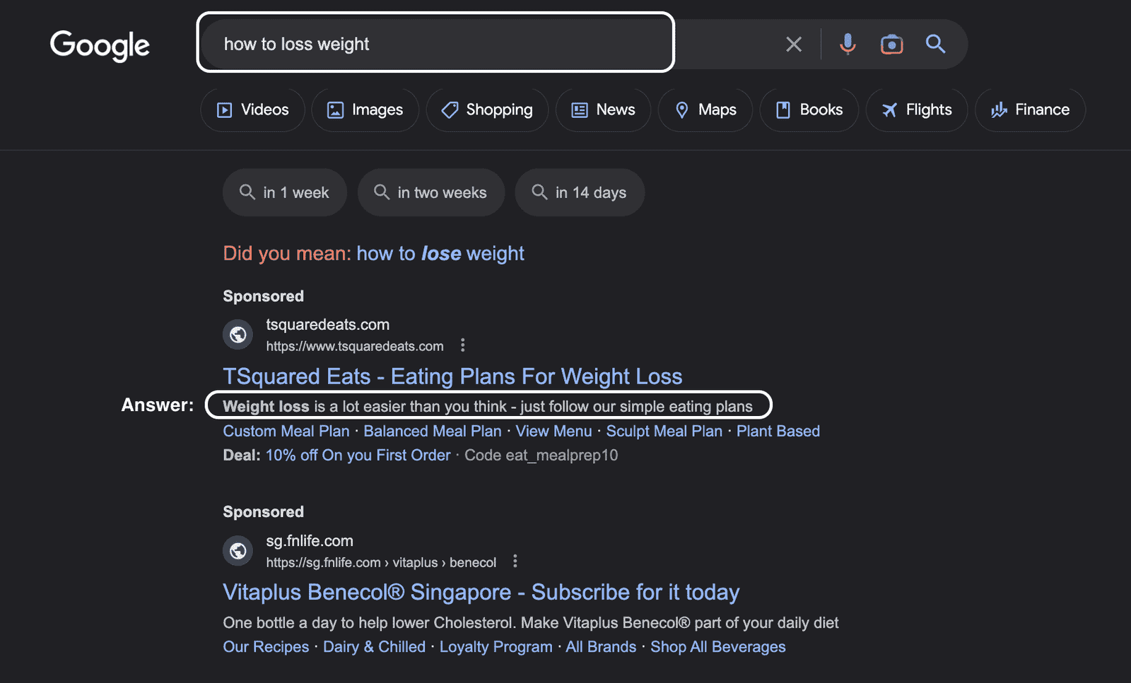 Google SERP Ads Descriptions
