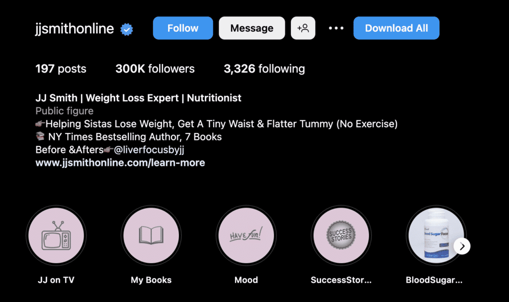 Instagram IG Profile